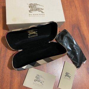 Burberry glasses case